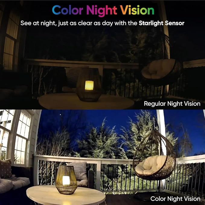 Cam v3 2 Pack, 1080p Plug-in Smart Security Camera, Color Night Vision, Motion Detection, 2-Way Audio, Compatible with Alexa, Google Assistant, Cloud & SD Card Storage, Indoor/Outdoor, Wired, Black