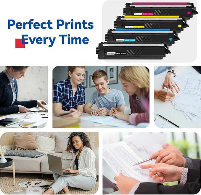 TN229XL Toner Cartridges High Yield Compatible Replacement for Brother TN229XL TN229 XL TN-229XL Works with HL-L3220CDW HL-L3280CDW L3300CDW MFC-L3720CDW MFC-L3780CDW L3765CDW Series Printer, 4 Pack