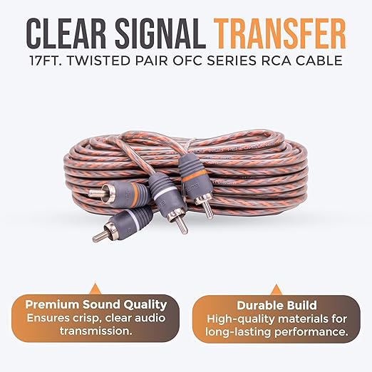 Elite Audio 4 Gauge Amplifier Wiring Kit, 2000W CCA Amp Install Kit – EA-PRMK2