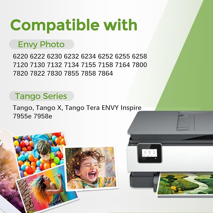 Ubinki 64XL Color Ink Cartridge Replacement for HP Ink 64 XL 64XL HP64 XL HP64XL (Tri-Color,2-Pack) Work with 7855 7858 7800 7155 7100 6255 6252 6232 7158 7164 7955e 7900e Tango Printers