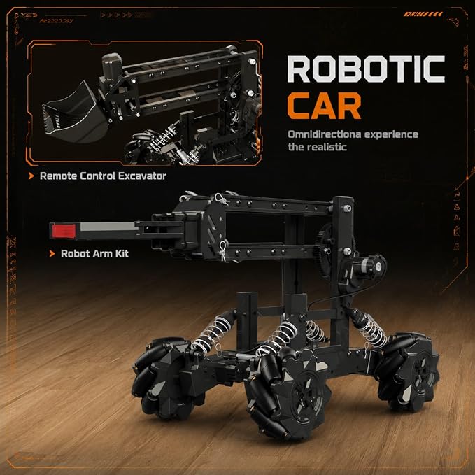 Robotic Arm Kit, STEM Projects for Kids Ages 8-12, Science Kits Electronic Robot Arm for Boys & Girls to Learn Programming/Technology, Educational Building Kits for Beginners, Xmas Gifts for Teens