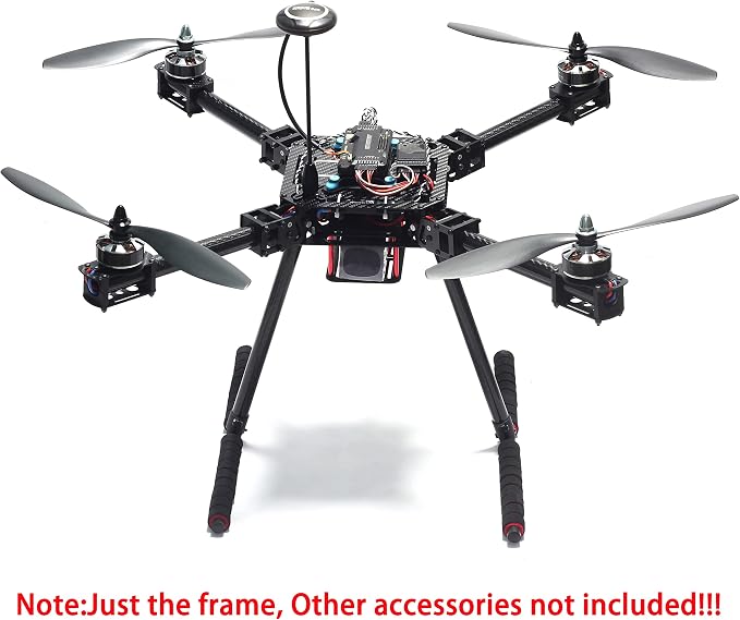 Readytosky ZD550 Quadcopter Frame 550mm Folding Carbon Fiber Drone Frame with Carbon Fiber Landing Skid