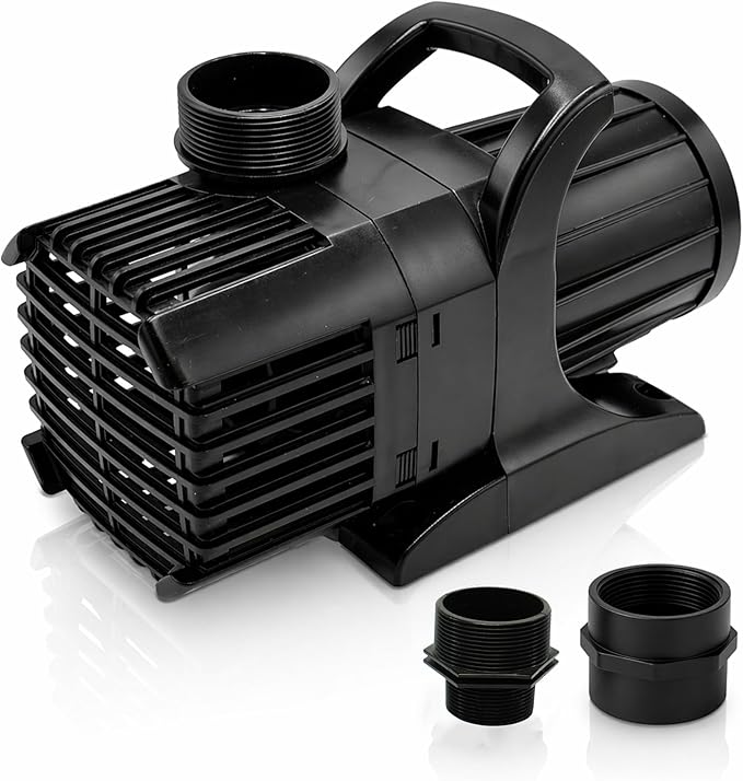 Aqua Pulse Submersible Pond Pump, 5,200 GPH, 33 ft Cord | 21 ft max head, 294W energy efficient, Ultra quiet, For koi ponds, Waterfalls, Fountains