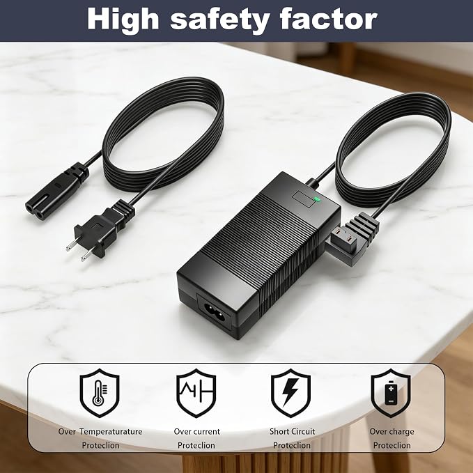 Power Cord for Car Refrigerator Compatible with Alpicool, Bodega, Euhomy, BougeRV, ARB, ICECO, Setpower, JoyTutus Car Refrigerator Power Adapter Charger