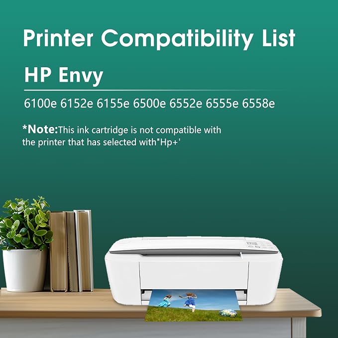 68XL 68e 68 Ink Cartridges Black Color Combo Pack Replacement for HP 68 Ink Cartridges, Compatible with HP Envy 6155e 6555e 6152e 6552e 6558e Printers (1 Black 1 Tri-Color)