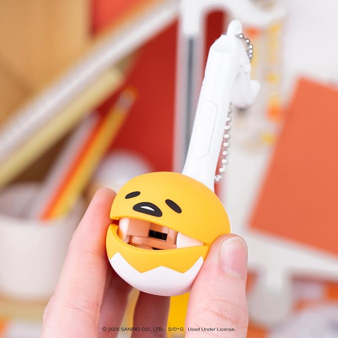 Otamatone Melody Gudetama Electronic Portable Music Instrument / Synthesizer Toy from Japan by Maywa Denki (Officially Licensed Gudetama The Lazy Egg) [English Instructions]