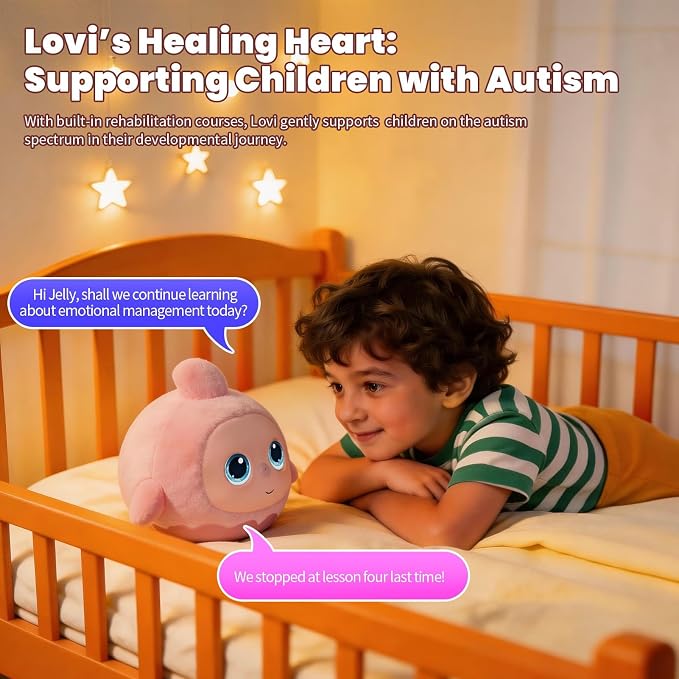 Interactive Plush Talking Companion AI Robot Pet, Cute Live Pets for Kids, Gifts for Girls & Boys | Rechargeable electronic pet toy, desk robot for play, bedtime, learning, emotional comfort, Soft plush, Gift for boys, girls
