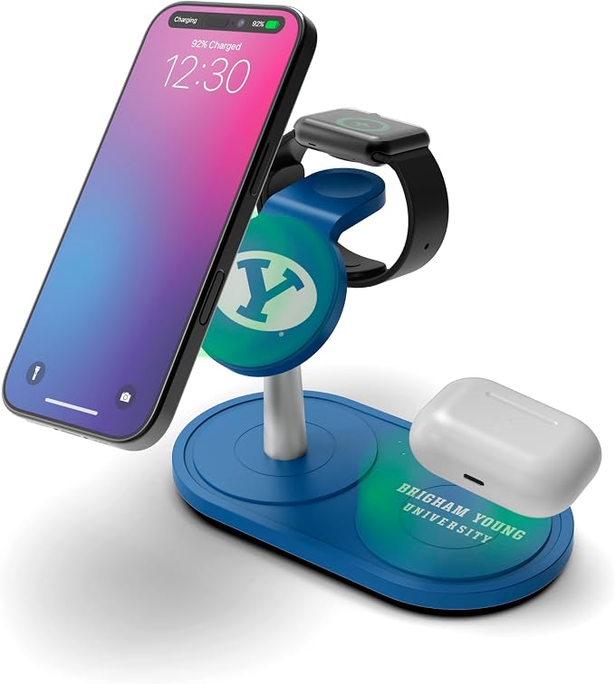 SOAR Collegiate 3-in-1 Wireless Charging Station