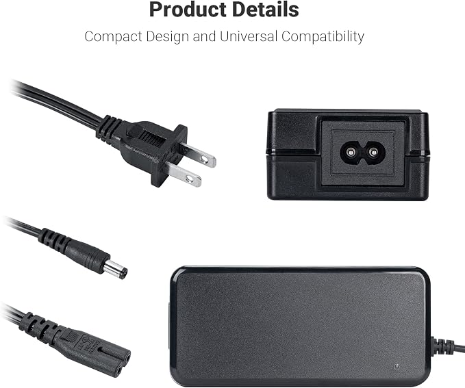 Fosi Audio 48V 5A Power Adapter Supply for Home Audio Bluetooth Stereo Receiver Amplifier Mini Hi-Fi Class D Integrated Amp