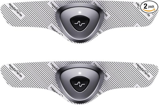 HeadaTerm-2 Migraine Relief Device e-TNS Technology Rechargeable Head Cap Treatment for migraine and Headache, Drug-Free, Clinically Proven, Fast-Acting, No Side Effects 2Pack