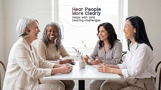 CORE Bone Conduction Sound Amplifier – Open-Ear Personal Listening Wearable for Clearer Conversations
