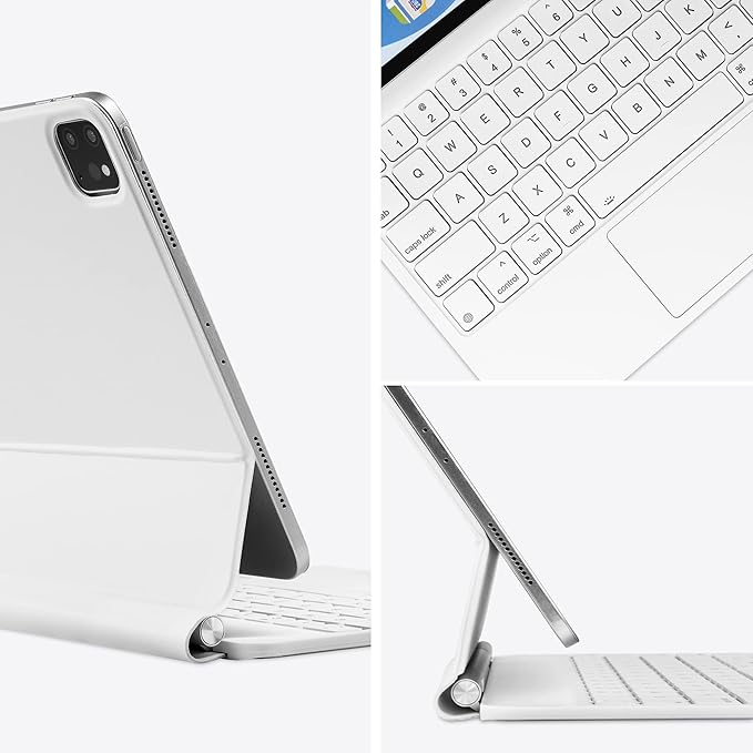 InUnion Magic Keyboard for iPad Pro 11(1st/2nd/3rd/4th)&iPad Air 11 Inch (M2,2024/M3,2025) and 10.9" iPad Air 5th&4th Generation, Bluetooth Magnetic Keyboard Case with Trackpad, USB Charging, Backlit