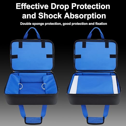 GDNasist Carrying Case Fit for PS5, Travel Thickened Protective Bag Compatible with Playstation 5 Console, Headset, PS5 Controller, Game Discs, and Gaming Accessories