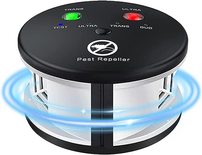 Rodent Repellent Ultrasonic Plug in, Mice Repellent Indoor, 360° Ultrasonic Pest Repeller for Rats, Squirrels, Spiders, Plug-in Pest Control for House, Kitchen, Attic, Garage, RV