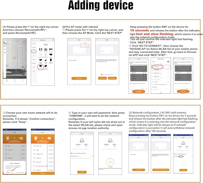 JUJIANG SM18-03W WiFi Controller APP Remote Control Compatible with Alexa, Google Assistant, IFTTT, Gate Remote Control Work for Automatic Swing Sliding Gate Opener Garage Door Opener