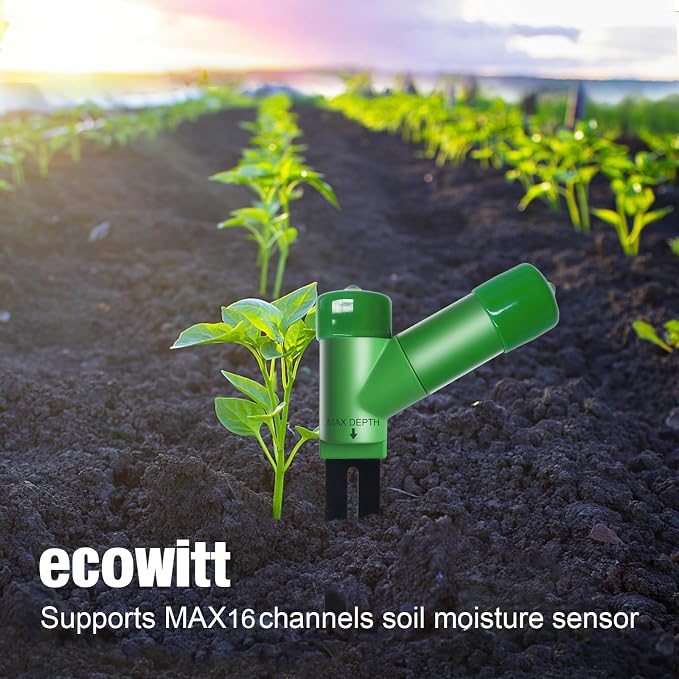 ECOWITT WH51 Soil Moisture Sensor Soil Humidity Tester - Accessory Only, Can Not Be Used Alone