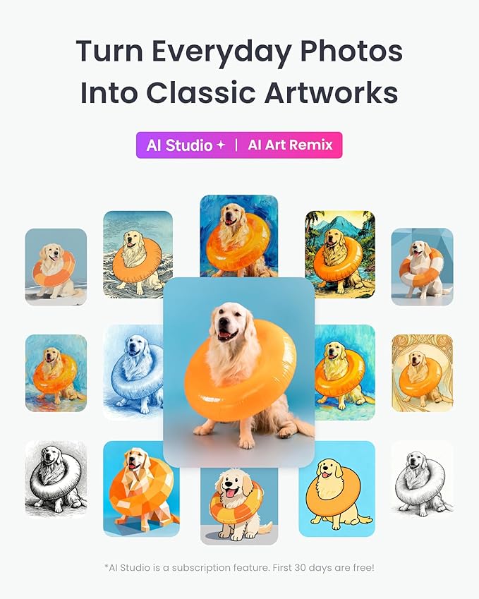 SwitchBot AI Art Frame 13.3'', Electronic Ink Picture Frame, Wireless Digital Photo Frame, Long Battery Life, Alexa Compatible, Wall Decoration, Home Décor, AI-Generated Art, Gift for Art Lovers