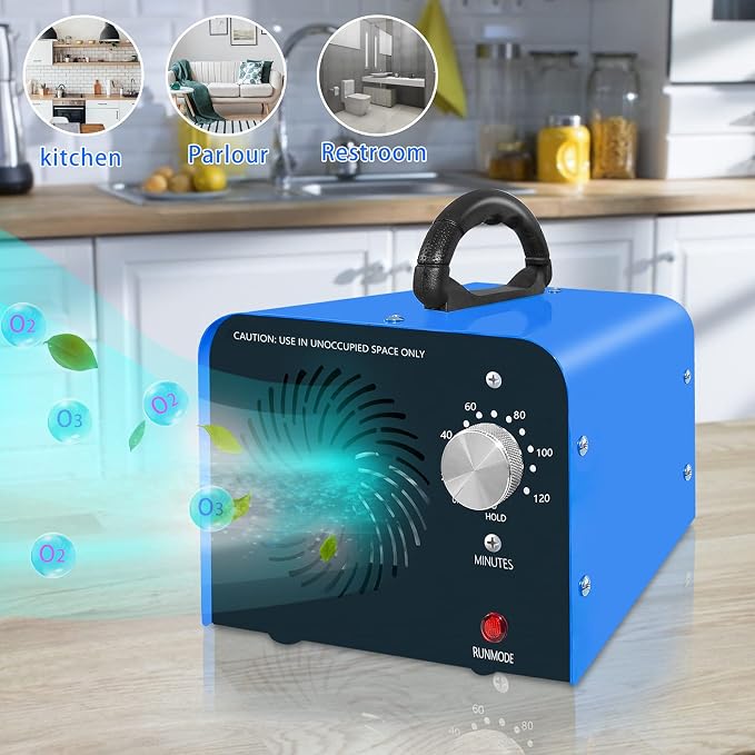 Ozone Generator 280,000mg/h Ozone Odor Eliminator Ozone Machine Ionizer Odor Remover Deodorizer Ozonator for Home, Cars and Pet Odor Removal