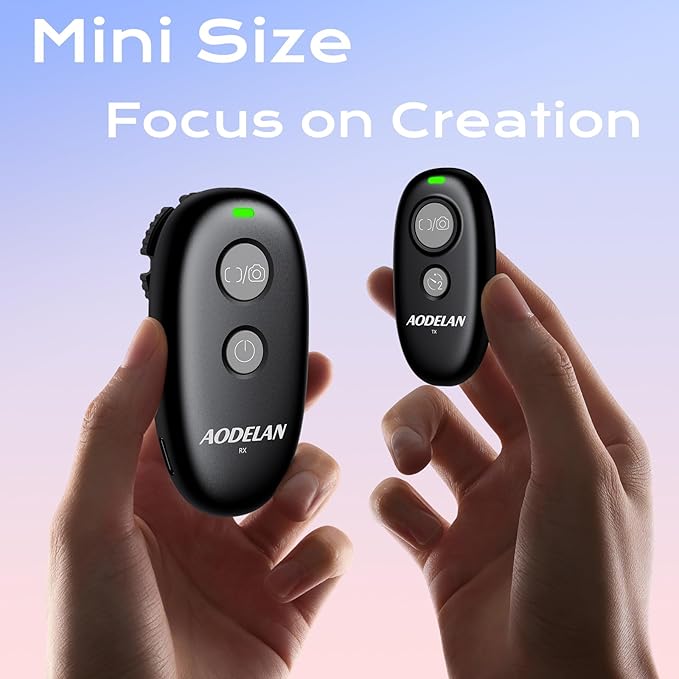 Upgraded Rechargeable Wireless Camera Remote Control Shutter Release for Canon EOS RP, R6 Mark II, Rebel T7, T6,T5, T3, SL2,5D Mark II,5D Mark III,5d Mark iv,6D Mark II, 7d Mark II,7D Series,5D Series