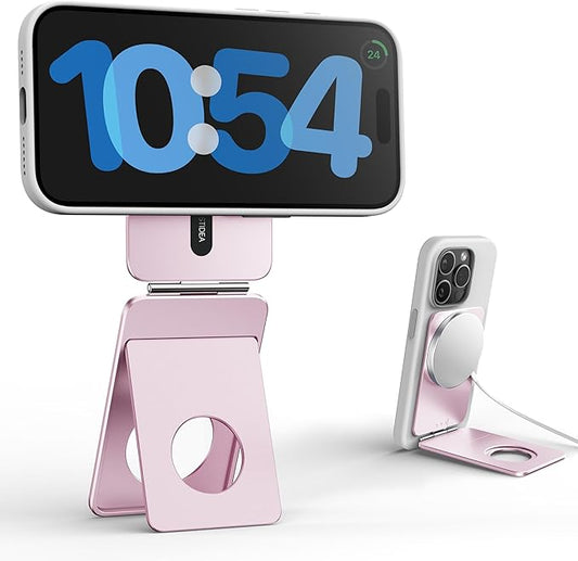 1ST IDEA Magnetic Tripod for iPhone, Aluminium Phone Tripod Stand Compatible with Magsafe iPhone 17/16/15/14/13/12 Series, Foldable Strong Magnetic Phone Stand & Travel Essentials Accessories