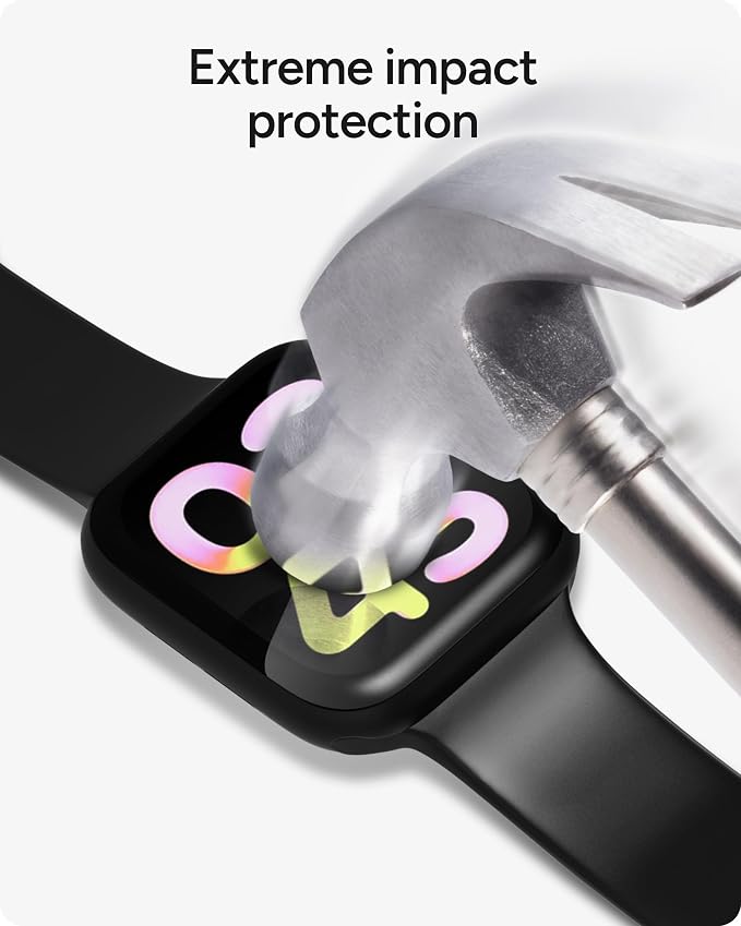 ZAGG Invisbleshield Glass Fusion+ - Engineered Hybrid Glass - Screen Protector - Made for Apple Watch SE 3/6/ SE (2020)/ 5/4 (40mm)