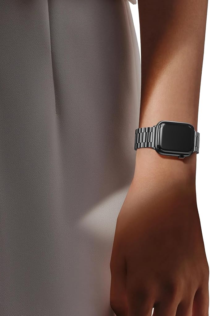 EPULY Metal Band Compatible with Apple Watch Bands for Men 49mm 46mm 45mm 44mm 42mm 41mm 40mm 38mm, Business Stainless Steel Strap for iWatch Bands Series 11 10 9 8 7 6 5 4 3 2 1, SE3 2 1, Ultra3 2 1