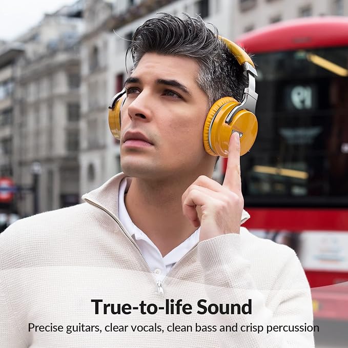 Million Sold 10 Years Classic E7 Active Noise Cancelling Headphones with Upgraded Noise Cancellation, Bluetooth Headphones Wireless with HD Sound Vivid Deep Bass, for Home Office Travel Gift Pcs