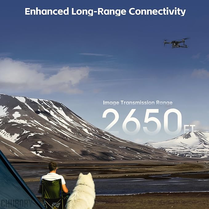 2650 ft Control Range 4K Drone with Camera for Beginners–84 min Flight Time 3 Batteries, WiFi Quadcopter Brushless Motor, Auto Hover, Follow Me