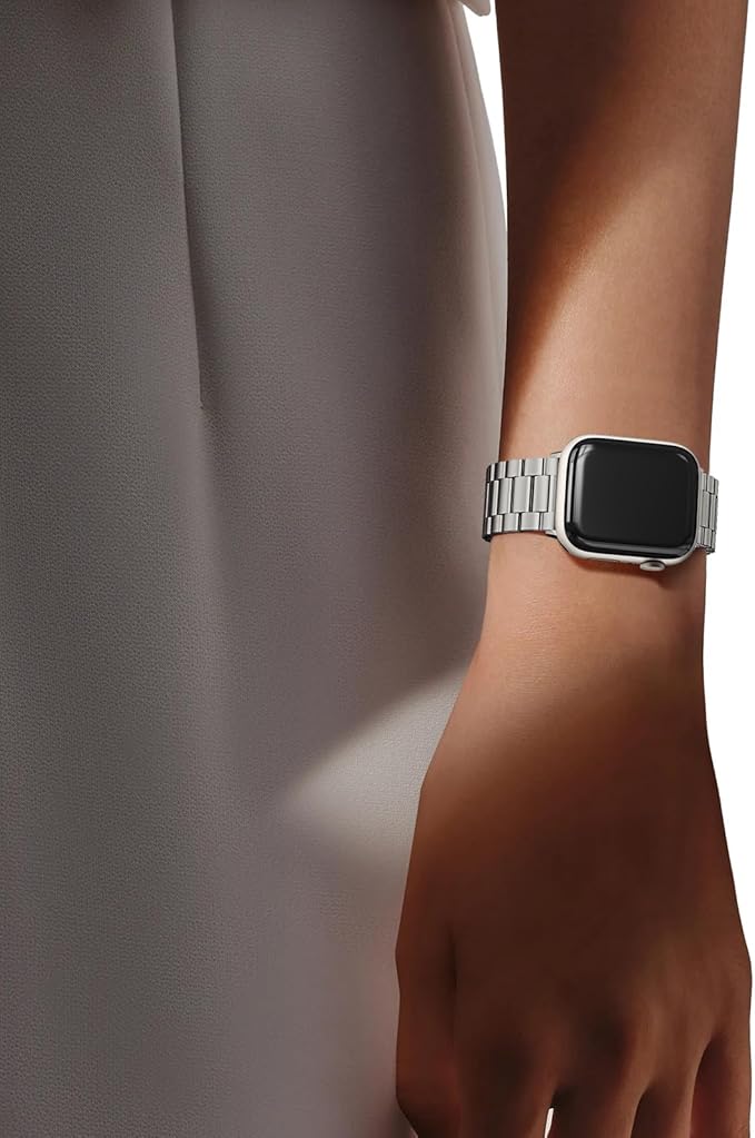 EPULY Metal Band Compatible with Apple Watch Bands for Men 49mm 46mm 45mm 44mm 42mm 41mm 40mm 38mm, Business Stainless Steel Strap for iWatch Bands Series 11 10 9 8 7 6 5 4 3 2 1, SE3 2 1, Ultra3 2 1