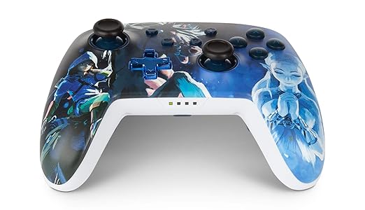 PowerA Enhanced Wireless Controller for Nintendo Switch/Switch 2 / Switch Lite/OLED Model - Legend of Zelda, Midnight Ride - Gamepad, game controller, Officially Licensed