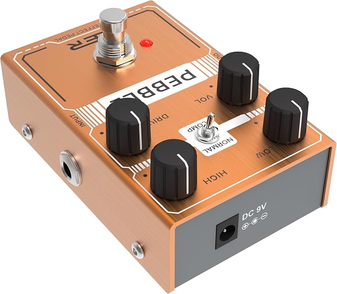PEBBLE,Guitar Pedal,Electric Guitar Effects Pedal for Guitars and Bass Effect Pedals Mini Single Type DC 9V True Bypass