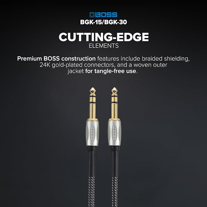 BOSS 15ft / 4.5m AES/EBU TRS Digital Audio Cable (BGK-15)