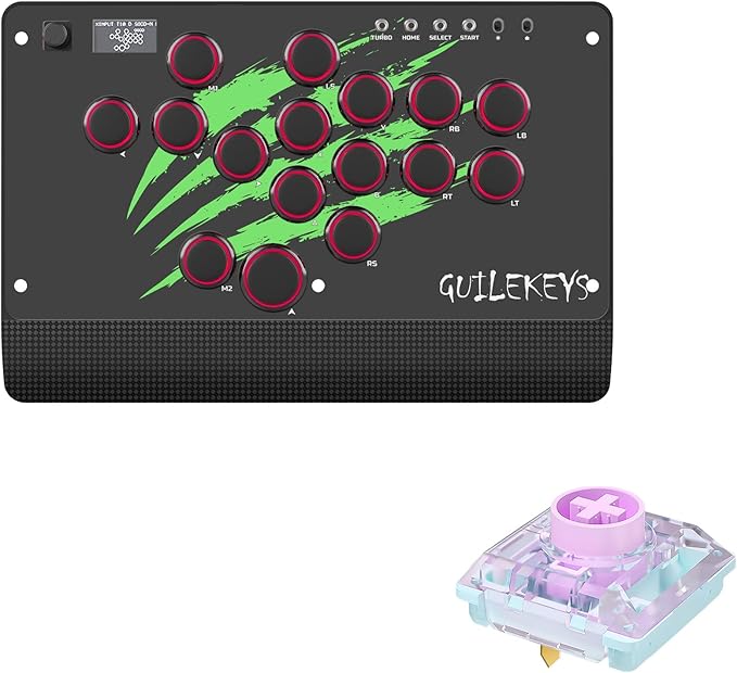 Leverless Controller Arcade Stick GM-16 and Kailh Low Profile Switches