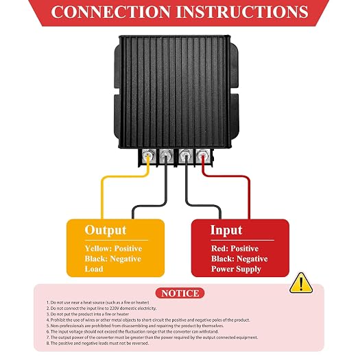 480W Dc-Dc 48V 10A Power Converter 12V/24V to 48V Step-Up Transformer - Shockproof and Dustproof/Providing Screwdriver - Used for Solar, Industrial, Electric Vehicle Chargers (Overload Protection)