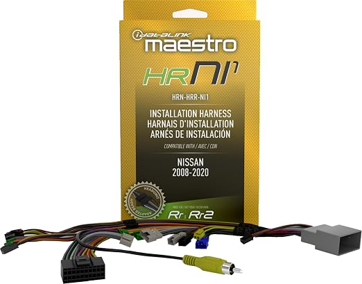 Idatalink Maestro HRN-HRR-NI1 Plug and Play Radio Replacement Harness for Select 2007-2020 Nissan Vehicles (ADS-MRR or ADS-MRR2 Module Required)
