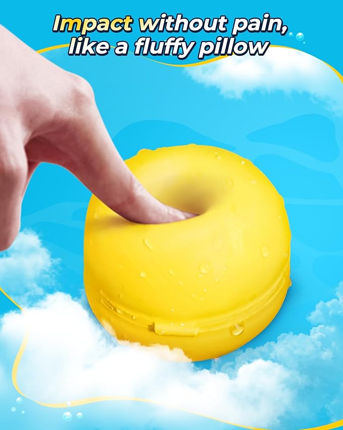Reusable Water Balloons 18PCS - Summer Water Toys for Pool Beach & Outdoor, Self-Sealing Refillable Water Bombs for Kids Ages 3-14, Magnetic Splash Balls for Kids Fun Games & Activities
