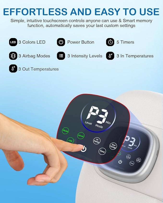 Hand Massager with Heat and Compression: 2026 Upgraded Cordless Full-Hand Wrist Fingers Massage for Arthritis Carpal Tunnel, Heat-Backed, 4000mAh Extended Battery, Fathers Day Dad Gifts (Space Gray)