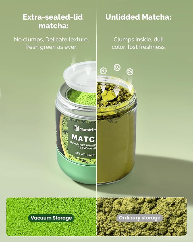Maestri House LunaFro Max Handheld Electric Foam Maker Silver +Matcha