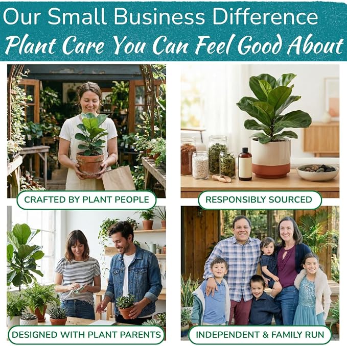 Houseplant Resource Center Fiddle Leaf Fig 3-in-1 Soil Moisture Meter for Plants – Best Indoor Plant Water Meter for Potted Houseplants - Light & Moisture Sensor Probe for Optimal Growth