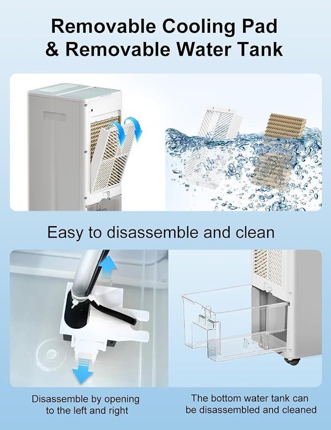 Portable Air Conditioners Windowless, Swamp Cooler for Indoors