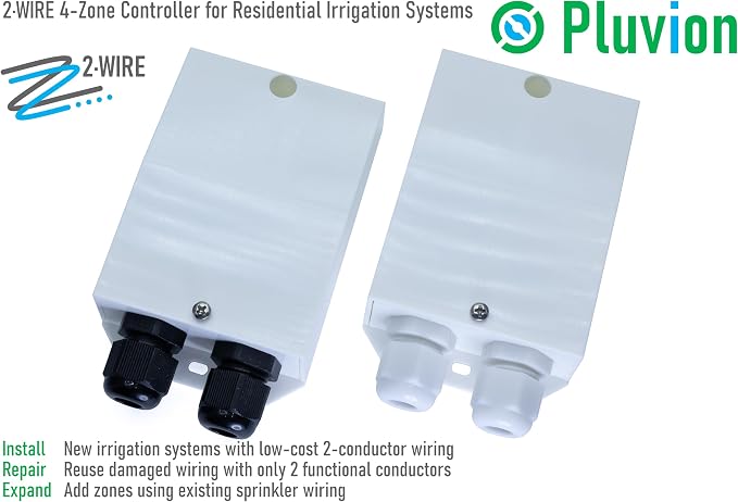2·Wire Irrigation: Easily Add Multiple Sprinkler Zones or Repair a System Using Existing Wiring. Enables 2-Conductor Wiring for Residential Irrigation Systems.