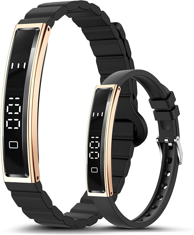 Smart Bracelet for Women Men, Health Activity Fitness Trackers, 24/7 Heart Rate & Sleep Tracker, HRV & Stress Monitor, Smart Wristband with 2 Bands for Calorie/Step Counter, Free APP for iOS & Android
