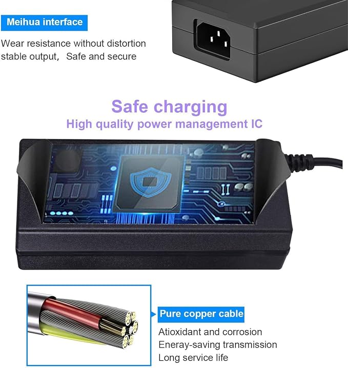 24V 10A AC to DC Adapter for LED Strip Light Driver CCTV Cameras 3D Printer Security System LCD Monitor,24 Volts 10 Amps Power Transformer 5.5x2.5mm&5.5x2.1mm Massage Chair AC to DC Converter