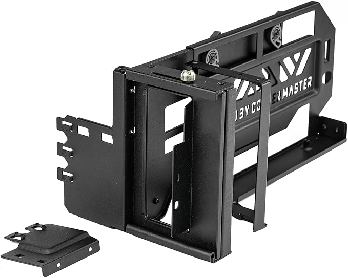 Cooler Master Vertical GPU Card Holder Gen5 with PCIe 5.0 x16 Riser Cable, Adjustable Graphics Card Holder for E-ATX, ATX & Micro-ATX Cases, Supports Triple-Slot GPUs, Black