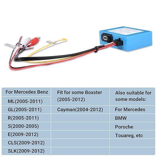 EKAT Fiber Optic Decoder for Mercedes Benz ML/GL/R/S/CLS/SLK/Cayenne/Touareg