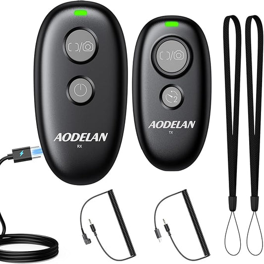 Upgrade for Sony Rechargeable Wireless Camera Remote Control,AODELAN Shutter Release Compatiable with Alpha 7 IV, A7, A7 III,A7R,A7R II,A7R III,A7R IV, A6500, A6600,A9 III,A1 II,ZV-1,RX100 VII