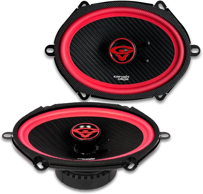 CERWIN-VEGA! V68 6"× 8" VEGA 2-Way 300 Watts 4 Ohm Coaxial Speakers(Pair)