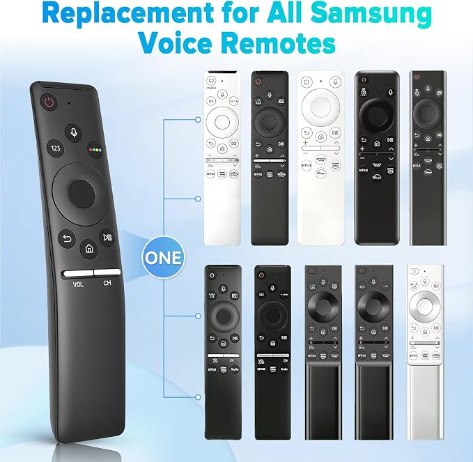 BN59-01266A BN59-01241A RMCSPM1AP1 BN59-01292A Replaced Voice Remote fit for Samsung Smart TV UN65MU6500FXZA