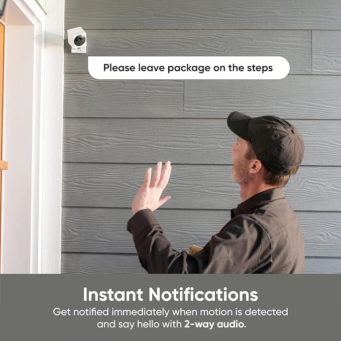 Cam Outdoor Add-on v2 (3 Cameras, Requires Base Station) - 1080p HD Wireless Home Security Camera, 6-Month Battery Life, Color Night Vision, 2-Way Audio, PIR Motion Detection, 24/7 Recording