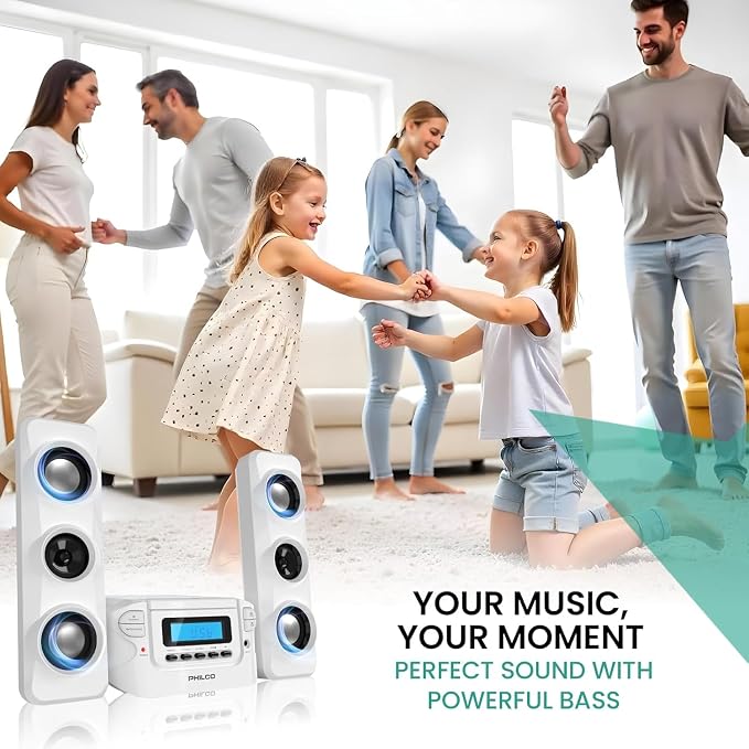Philco Stereo System (White)